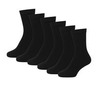 A2Z Plain Mens Socks Pack Of 6 - Socks 970 6 Pack Black 6-11