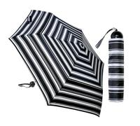 A2Z Supermini Umbrella Assorted Monochrome Spot Stripe Floral Designs Ergonomic Ball Handle Compact Traveling Small Folding Brolly Windproof Durable Canopy Rainproof Sun Resist Outdoor Portable Shade