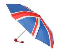 A2Z Union Jack Supermini Umbrella Windproof Weather Resistant Compact Patriotic England UK British Flag Folding Souvenir Umbrellas Ladies and Men Unisex Walking Brolly Portable Shade Travel Umbrella