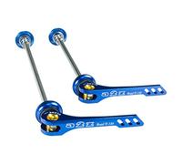 A2Z Unisex Adult CNC Quick Release with Ti Rod Skewer - Blue, 130mm OLD
