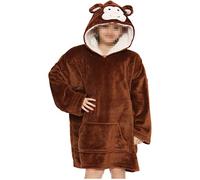 A2Z Unisex Mens Ladies Oversized Kangaroo Pocket - Snuggle 950 Monkey Adult One Size
