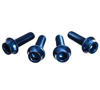 A2Z WB-4 Anodized Water Bottle Cage Bolts (4-Piece) - Blue