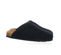 A2Z Women Curly Mule Slippers Winter Warm Cozy Memory Foam - SLPR LDS Florentine Navy 7 UK