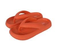 A2Z Women EVA Sliders Slip-On Flip Flops Non-Slip Soft Sandals Lightweight - Slider LDS 1304 Orange 3/4 UK