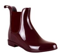 A2Z Women Rain Boot Anti-Skid Waterproof - Wellies LDS AZ32318 Burgundy 4 UK
