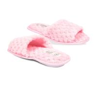 A2Z Womens Bubble Faux Fur Open Toe House Shoes Anti Slip Ladies | Fluffy Soft Sole Cozy Indoor Outdoor Slippers for Women Warm Fit