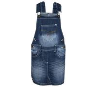 a2z4kids Kids Girls Denim Stretch Dungaree Skirt Jumpsuit Playsuit All in One Age 2 3 4 5 6 7 8 9 10 11 12 Years