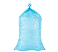 a2zchef Blue Heavy Duty Plastic Ice Bags with Twist Ties Wholesale Bulk - 1000/Case (10 Lbs)