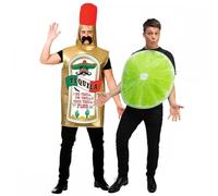 A2ZFD Adult Couples Tequila and Slice of Lime Costumes : Unisex Mens Womens Drink Festival Fun Oktoberfest Novelty Stag Hen Fancy Dress