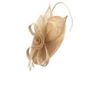 A2ZUKFashion Ladies Headband Clip Hat Girls Gauze Sinamay Fascinator Wedding Race Royal Ascot Party