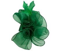 A2ZUKFASHION New Women's Fascinator Headband Clip Ladies Mesh Net Feather Flower Wedding Royal Ascot Race UK