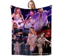 (A3, 100X70cm) Taylor Swift Blanket Singer Mouldy Flannel Sofa Blanket