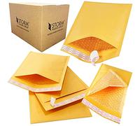 A3 A4 A5 Padded Bubble Envelopes Bags Postal Wrap Envelope (A5, Gold - 100 Envelopes)