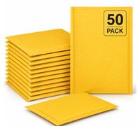 A3 A4 A5 Padded Envelopes Bubble Mailers Postal Bags Protective Wrap Cushioned Mailing Envelopes for Documents & Parcels (50xA5)