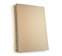 A3 A4 A5 Sketchbook Spiral Hardback Kraft Cover Sketch Pad for Adults and Children 60 Sheets 160gsm Paper Art Journal (A3)