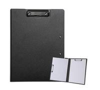 A3 A4 File Folder Clipboard Writing Pad - Double Board Memo Clip & Paper Organizer for School and Office Supplies(Black)