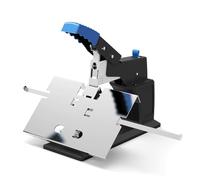 A3/A4Saddle Stapler, Heavy Duty Saddle Stitch Stapler with Push Pop Nail Groove, 3000 Staples, Thickness 6.5mm, 60 Sheet Capacity, Alloy Material, for Office, Home Printing Houses