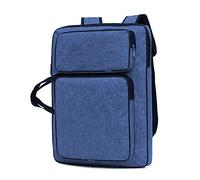 A3 Art Painting Drawing Board Bag 8K Art Portfolio Bag Waterproof Oxford Canvas Large Drawing Painting Sketch Pad Storage Organiser Artist Carry Tote Case with Zipper for Palette Pencils Brushes