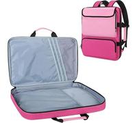 A3 Art Portfolio Case 15 X 18 Inches, Artist Travel Tote Bag Works and Painting Supplies(Pink)