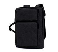 A3 Art Portfolio Case Portable Drawing Board Bag Waterproof Artwork Portfolio Carry Case Art Artist Folder Case Student Portfolio Drawing Painting Sketch Bag for Palette Paints Brushes (Black)