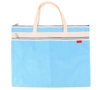 A3 Art Storage Pouch Zipper File Bag with Handles for Drawing Boards | Lightweight Canvas Fabric, Waterproof Oxford Cloth, Foldable Design, Roomy Compartment, Side Pocket, Secure Metal Fastening