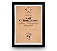 A3 Black Picture Frame - 29.7x42cm Display, Versatile Landscape or Portrait Orientation, Sleek Design for Posters & Photos - Wall-Mountable, Sturdy & Stylish Home Decor