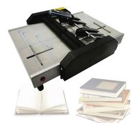 A3 Booklet Binding and Folding Machine, Electric Stapler and Booklet Maker, 70W, Max Size 12.4" x 17.3", Ideal for Schools, Print Stores, and Offices