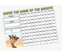 A3 can you guess the name of the Giraffe Fundraising Scratchcard Match and Win card