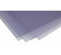 A3 Clear PVC Sheets - 400 Micron - Lightweight Plastic Film - Pack of 10 - Flexible Transparent Sheets for Craft, Binding, Overlays & Protective Covers