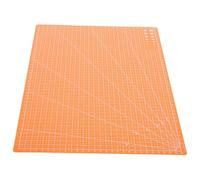 A3 Cutting Mat Double Sided Self Healing Gridded PVC Craft Board | Orange Reversible Surface with Measurements, Protects Blades and Tabletops, for Quilting, Sewing, Paper, Foam Boards and Art