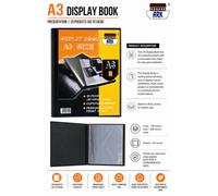 A3 Display Book (Presentation) 20 Pockets (40 To View) By Ark