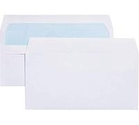 A3³® DL White Wallet Self-Seal Envelopes - 110 x 220 mm, 80 GSM - Pack of 10 for Business & Office Mailing