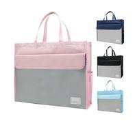 A3 Document Storage Bag - Large Capacity File Organizer, Art Portfolīo Case, Oxford Cloth Carry Folder | Notebook Pen Ticket Maģazinè Holder Business School Office Portfolīo Pouch Case