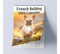 A3 Dog Calendar - Choice Of Sizes - French Bulldog Calendar - Dog Lovers Monthly Planner 2026