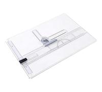 A3 Drawing Board Set Drafting Table, Multi-Function Metric Drafting Table Drafting Board with Clear Rule Parallel Motion and Angle Adjustable, for Graphics Sketching & Technical Drawings