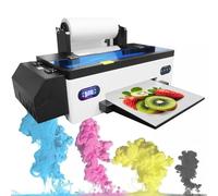 A3 DTF Printer for T-Shirt Transfer, Commercial Film Printer for Dark and Light Hoodies, DIY Apparel Printing Machine