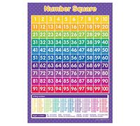 A3 Educational Number Square Maths Poster