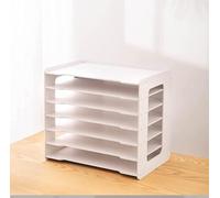 A3 File Organizer - Extra Large Paper Storage Unit with 7 Compartments for Office and School, Desk Folder Shelf and Magazine Rack