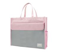 A3 File Transport - Travel Work Folder with Handle, Large Capacity File Case | Multipurpose Pouch Bag for Magazines Tickets Pens Notebook Reports Writing Pads Office Supplies Student Requirements