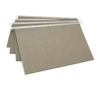 A3³® Foolscap Suspension Files - Heavyweight Premium Green Files with Tabs & Inserts - Pack of 25 for Filing Cabinets, Home & Office Organisation