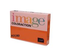 A3 Image Coloraction Coloured Paper (A3 297mm x 420mm) 80gsm Amsterdam (Deep Orange) - 500 Sheets