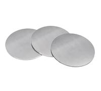 A3 Iron Sheet - Flat Round Metal Plate for DIY Projects and Model Parts - 12cm Diameter, Various Thicknesses(2mm 2pcs)