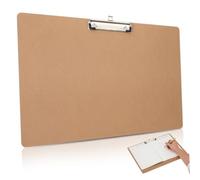 A3 Khaki Writing Support Board with Metal Clip for Document