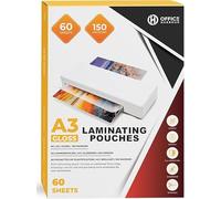 A3 Laminating Pouches - Wholesale Bulk Box of 12 Packs - 60 Sheets Each (720 Total) - 150 Micron Gloss - Durable & Waterproof - for Posters, Charts, Certificates & Artwork