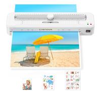 A3 Laminator, 13-Inch Laminating Machine for A3/A4/A5/A6 with Laminating Pouches and Integrated Cutter, Ideal for Home, Office and School