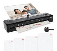 A3 Laminator Hot Laminating Machine + 24Pcs Pouches
