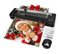 A3 Laminator Machine with Built-in Trimmer, Fast Warm-up, 13 Inches Cold and Thermal Laminator with 20 Laminating Sheets, Portable Laminating Machine for Home School Use (A3 laminator UK)