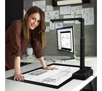 A3 Large Format Book Scanner,Document Scanner,18MP USB Document Camera with Auto-Flatten,OCR Text Recognition,Suitable for scanning large journals, hand-drawn manuscripts and maps