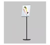 A3 Metal Base Display Stand for Menus & Posters Sturdy Vertical & Horizontal Support Perfect for Restaurants Cafés & Events Black Color