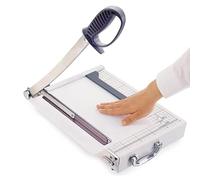 A3 Multifunctional Paper Cutter, Manual Paper Cutter, Thickened Steel Paper Cutting Knife, Removable Baffle, Thickened Table with Anti-Slip Rubber Feet for Offices, Home Schools